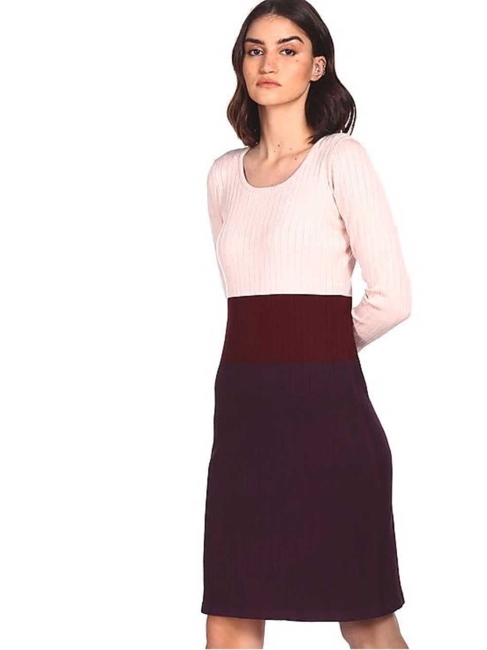 NWT Calvin Klein Colorblock Bodycon Dress